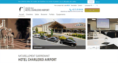 Desktop Screenshot of hotelcharleroiairport.be